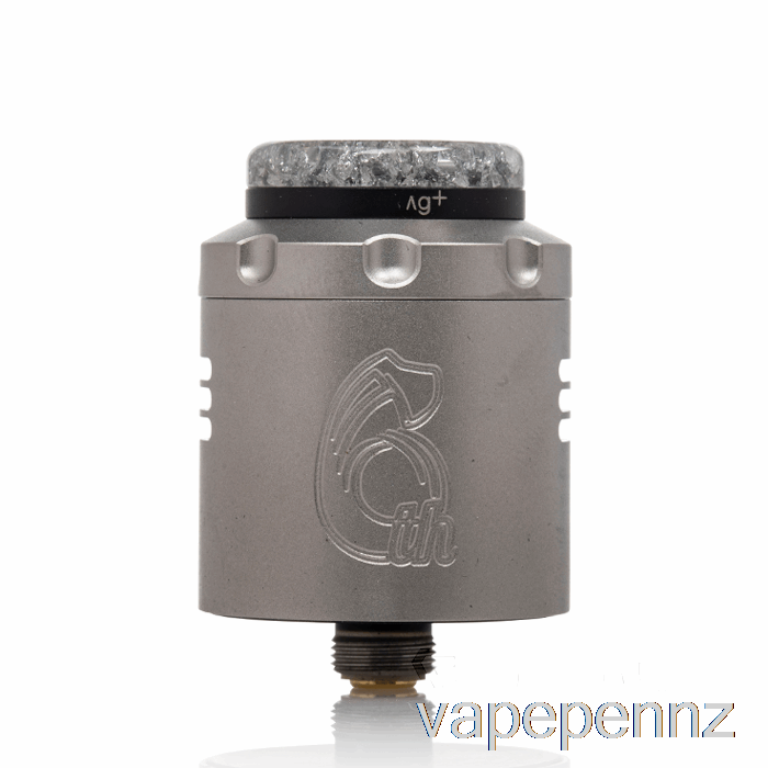Hellvape DEAD RABBIT V3 24mm RDA [6th ANNI] Silver Black VAPE NZ